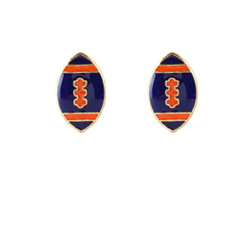 Football Stud Earrings